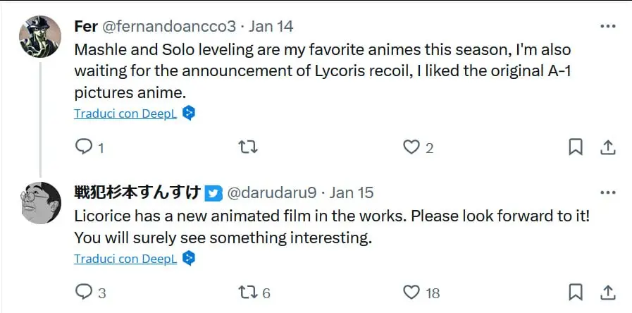 Lycoris Recoil movie anime news otaku mantra