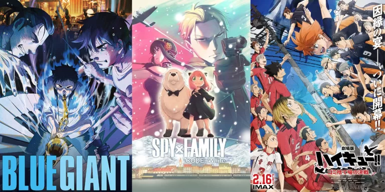 PVR Website Lists Release Dates Of Blue Giant, Spy X family Code: White, And Haikyu: The Dumpster Battle In India