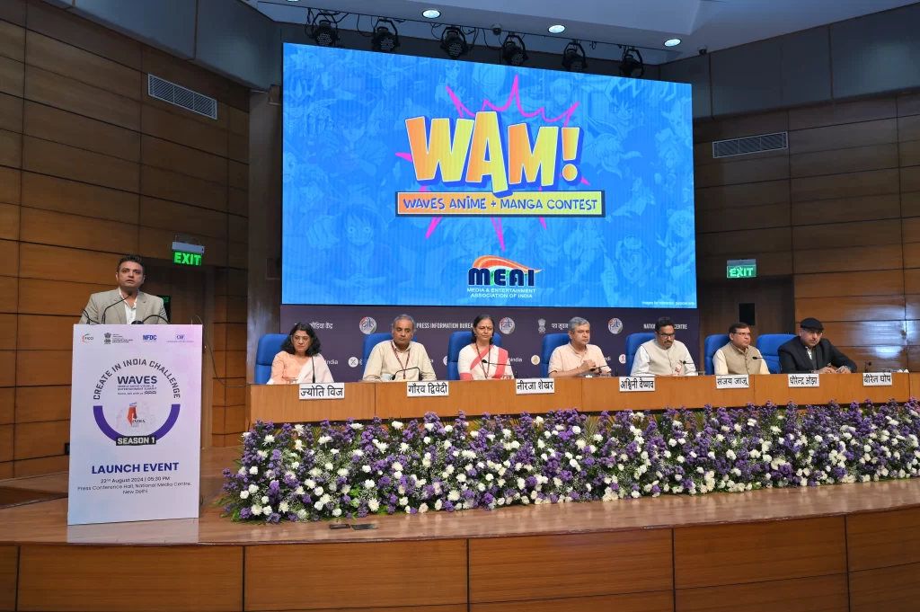 Mr. Ankur Bhasin speaking at the WAM! Launch event
