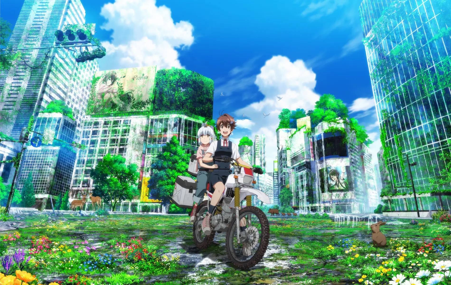 Touring After the Apocalypse Shumatsu Touring Riding a Motorbike At The End Of the World anime news otaku mantra