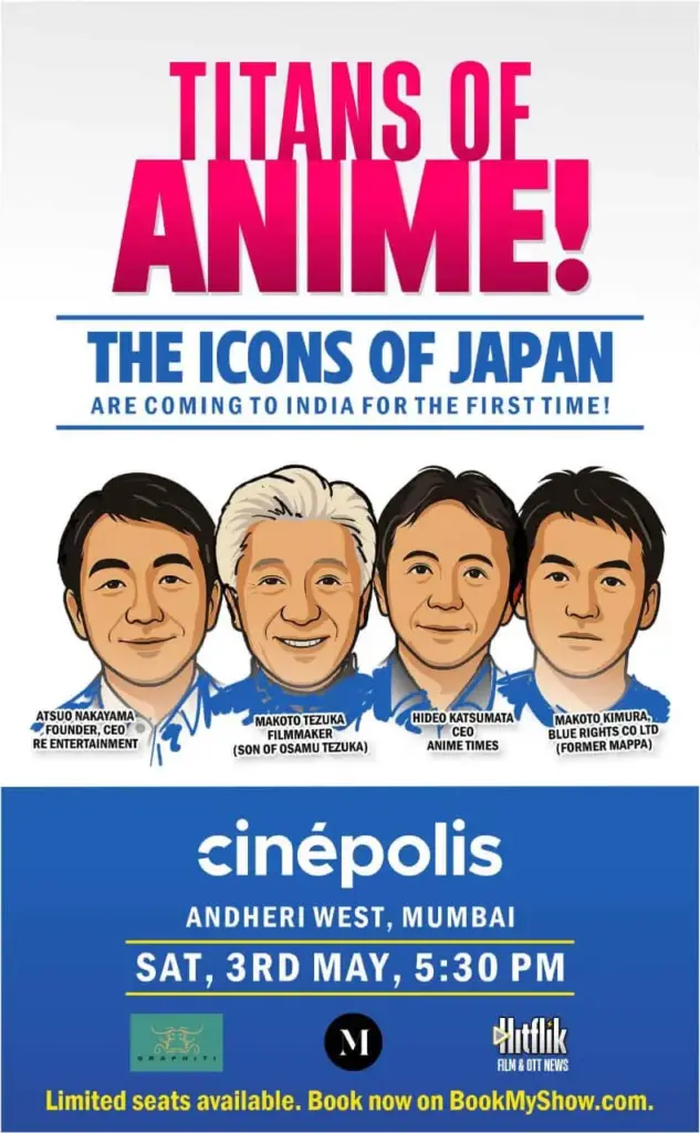 Titans of Anime: Legendary Japanese Icons Set to Visit India for the First Time