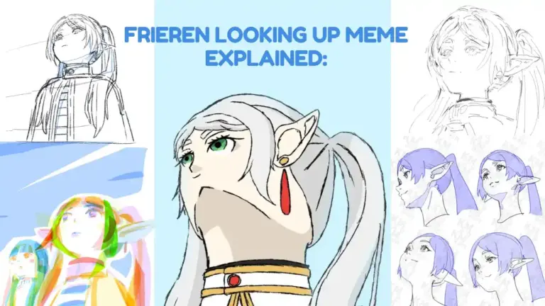 Frieren Looking Up Meme Explained How 'Friangle' Fan Art Inspired Professional Artists & Went Viral