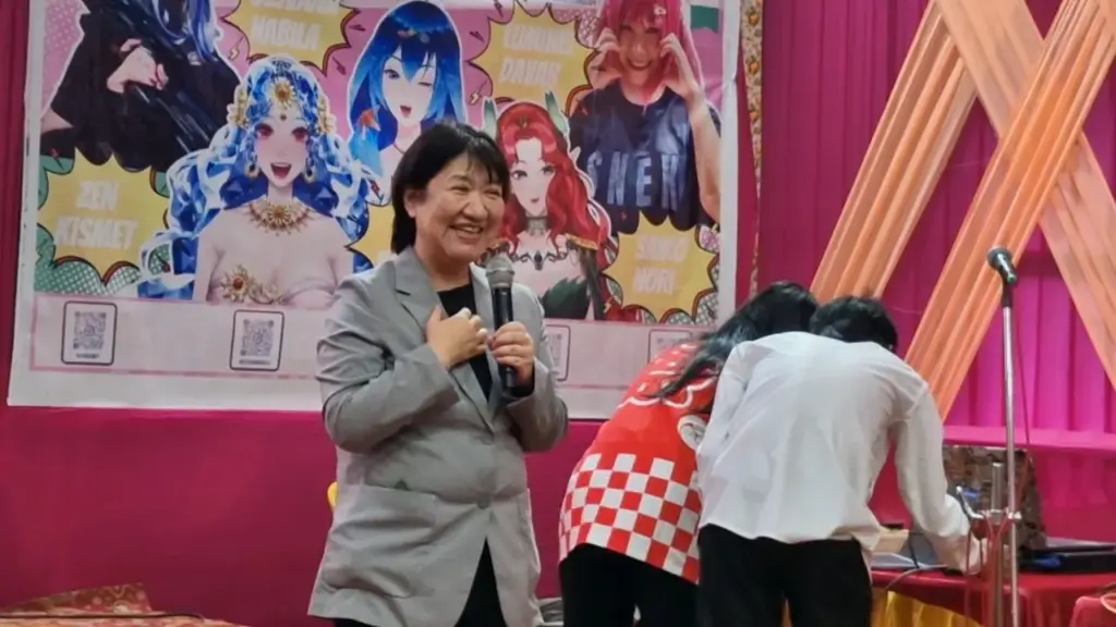 Kyoko Takemoto Sensei (Japanese Language Advisor, JFND) at Barak AnimeCon