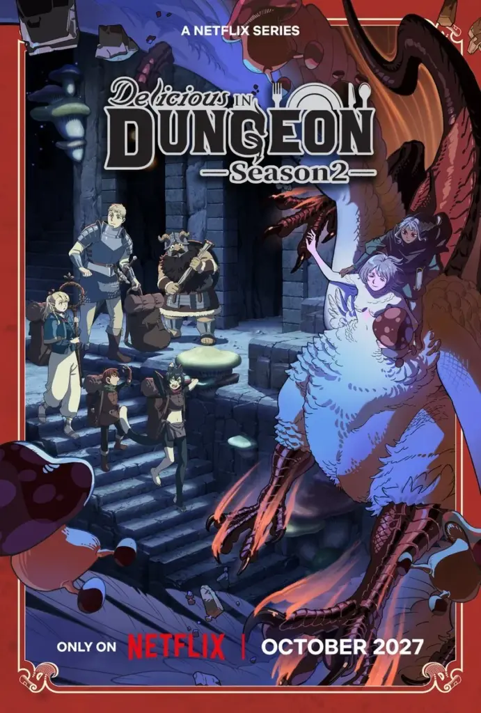 Dungeon Meshi Season 2 KV otaku mantra