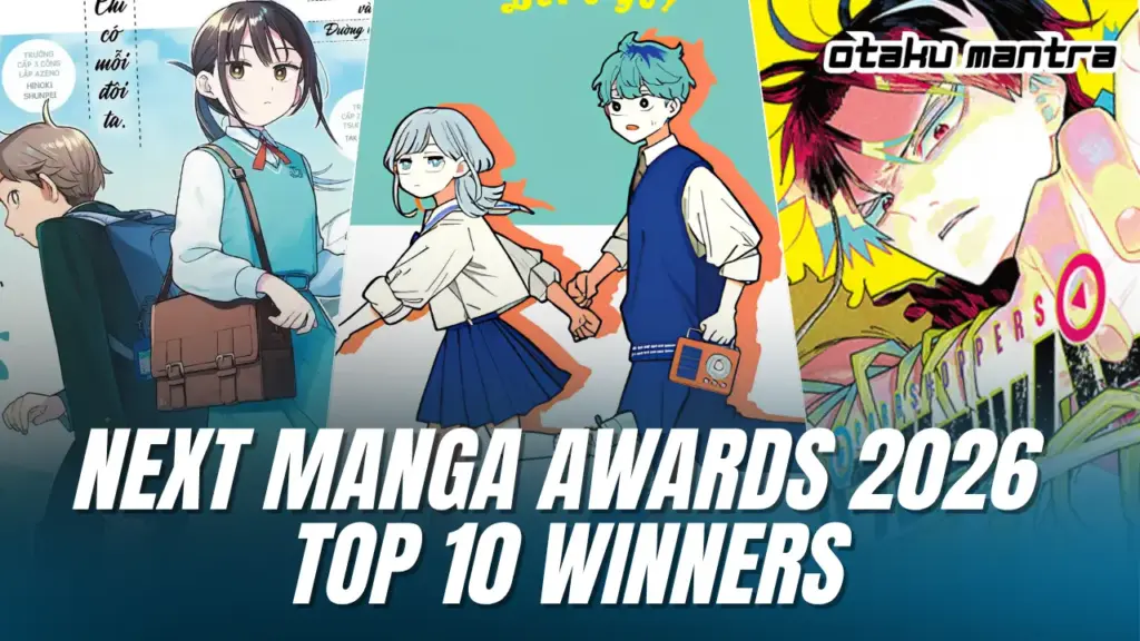 Next Manga Awards 2026 Reveals Top 10 Winners In Physical Manga Category